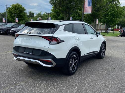 Snow White Pearl 2023 Kia Sportage Hybrid EX