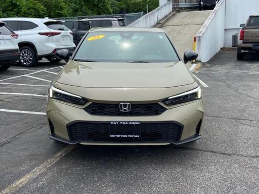 Tan 2025 Honda Civic Hybrid Sport