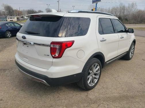 White Platinum Metallic Tri-Coat 2016 Ford Explorer Limited