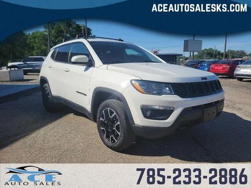 White Clearcoat 2019 Jeep Compass Upland Edition 4x4