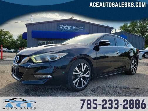 BLACK 2017 Nissan Maxima 3.5 SL Sedan