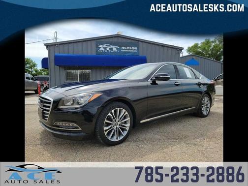 Caspian Black 2017 Genesis G80 3.8