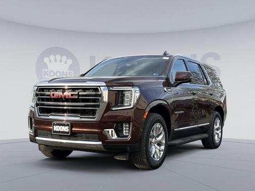 Redwood Metallic 2022 GMC Yukon SLT