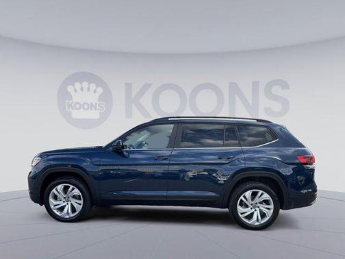 Tourmaline Blue Metallic 2022 Volkswagen Atlas 3.6L SE w/Technology