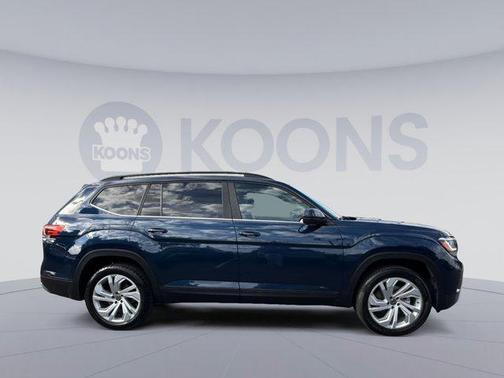 Tourmaline Blue Metallic 2022 Volkswagen Atlas 3.6L SE w/Technology