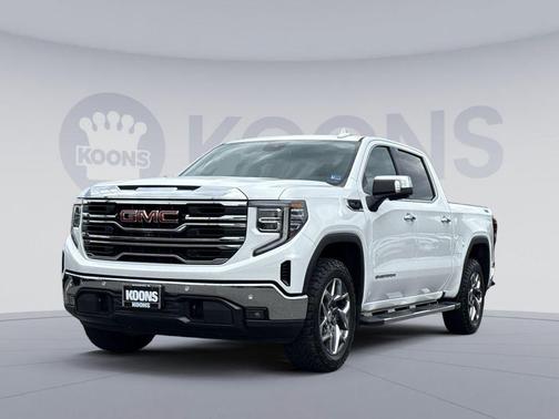 Summit White 2022 GMC Sierra 1500 SLT