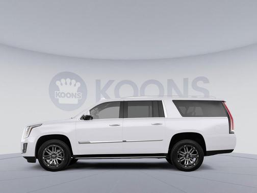 Crystal White Tricoat 2020 Cadillac Escalade ESV Luxury