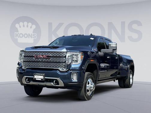 Pacific Blue Metallic 2021 GMC Sierra 3500 Denali