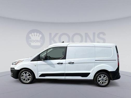 Frozen White 2021 Ford Transit Connect XL Cargo Van