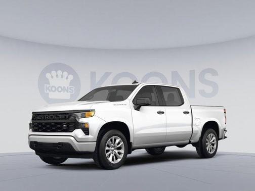 Summit White 2023 Chevrolet Silverado 1500 Custom