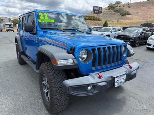 Hydro Blue Pearl 2022 Jeep Wrangler Unlimited Rubicon