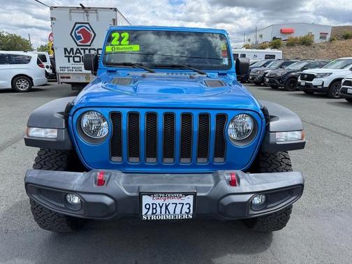 Hydro Blue Pearl 2022 Jeep Wrangler Unlimited Rubicon