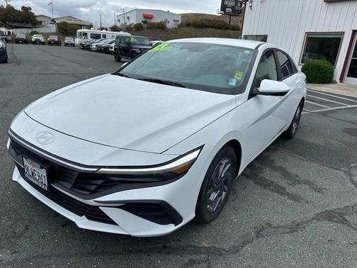 Serenity White Pearl 2024 Hyundai ELANTRA SEL
