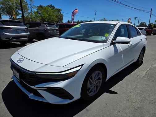 Serenity White Pearl 2024 Hyundai ELANTRA SEL