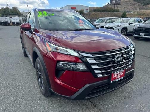 Scarlet Ember 2025 Nissan Rogue SV