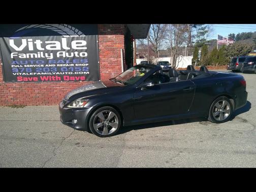 Gray 2011 Lexus IS 250C Base