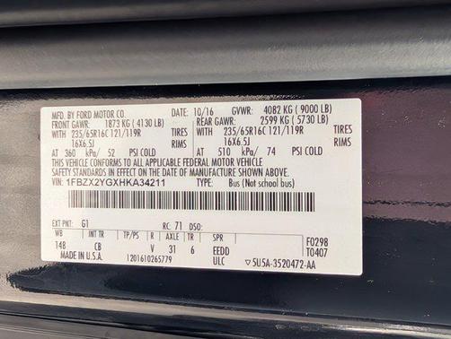 2017 Ford Transit-350 XLT