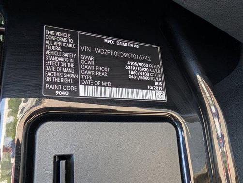 2019 Mercedes-Benz Sprinter 2500 High Roof