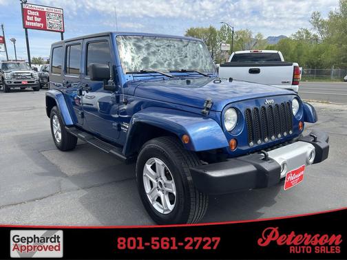 Deep Water Blue Pearl 2010 Jeep Wrangler Unlimited Sahara