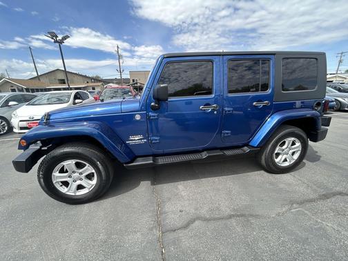 Deep Water Blue Pearl 2010 Jeep Wrangler Unlimited Sahara