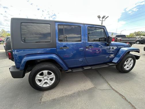 Deep Water Blue Pearl 2010 Jeep Wrangler Unlimited Sahara