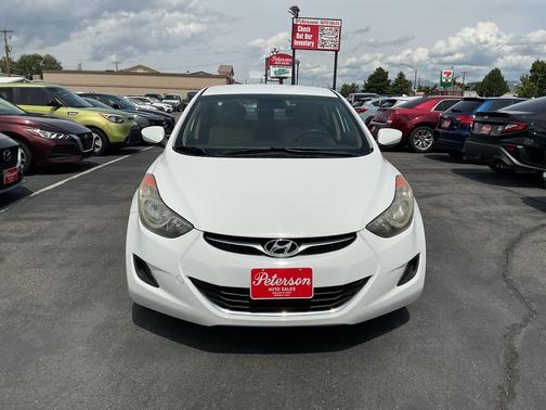 Shimmering White Mica 2012 Hyundai ELANTRA GLS