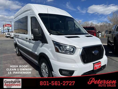 Oxford White 2023 Ford Transit-350 XLT