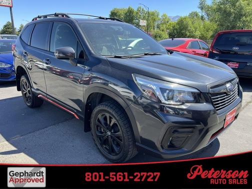 Crystal Black Silica 2019 Subaru Forester Sport