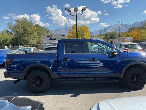 Deep Blue Pearl Metallic 2021 Nissan Titan PRO-4X