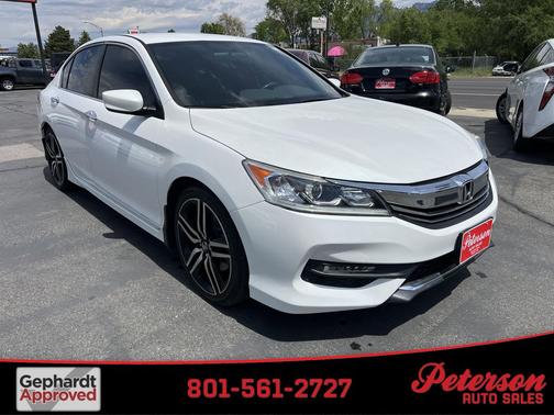 White Orchid Pearl 2016 Honda Accord Sport