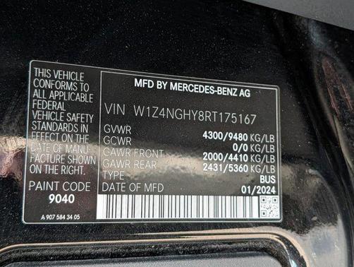 2024 Mercedes-Benz Sprinter 2500 High Roof