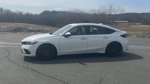 Platinum White Pearl 2024 Honda Civic Sport Touring