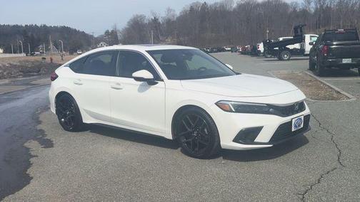 Platinum White Pearl 2024 Honda Civic Sport Touring