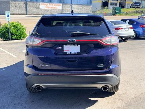 Blue 2016 Ford Edge SEL
