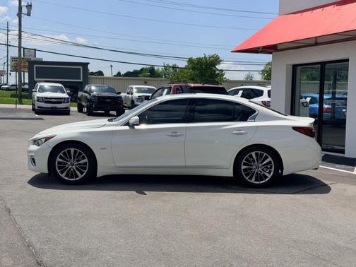 Majestic White 2019 INFINITI Q50 3.0t LUXE