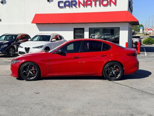 Red 2018 Alfa Romeo Giulia Ti
