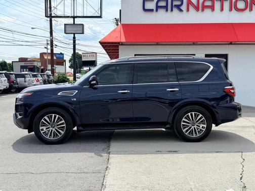 Blue 2021 Nissan Armada SL