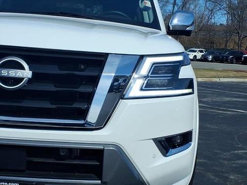 Aspen White 2023 Nissan Armada Platinum