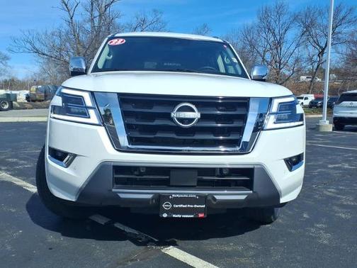 Aspen White 2023 Nissan Armada Platinum