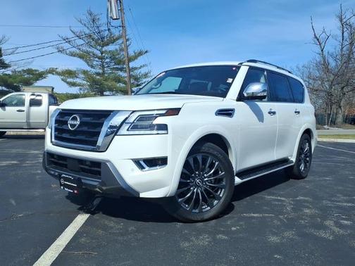Aspen White 2023 Nissan Armada Platinum