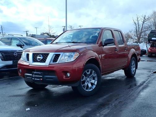 Red 2021 Nissan Frontier SV