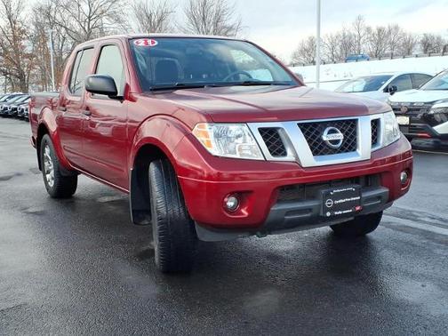 Red 2021 Nissan Frontier SV