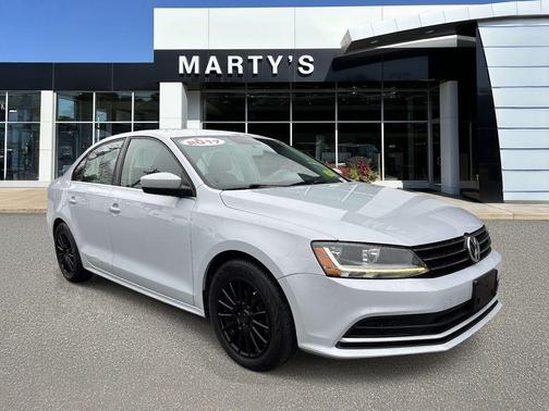 White Silver Metallic 2017 Volkswagen Jetta 1.4T S