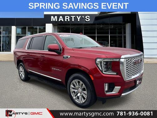 Volcanic Red 2023 GMC Yukon XL Denali