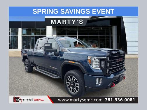 Pacific Blue Metallic 2022 GMC Sierra 2500 AT4