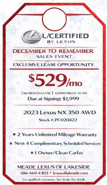 2023 Lexus NX 350 AWD
