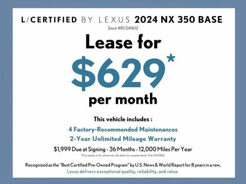 2024 Lexus NX 350 AWD