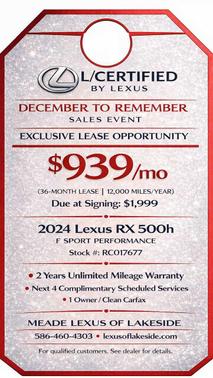 2024 Lexus RX 500h F SPORT Performance
