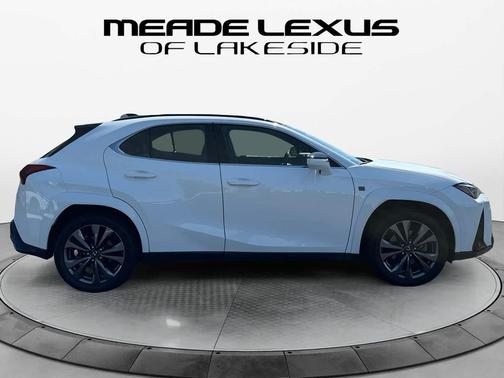 Ultra White w/Obsidian Roof 2023 Lexus UX 250h F Sport