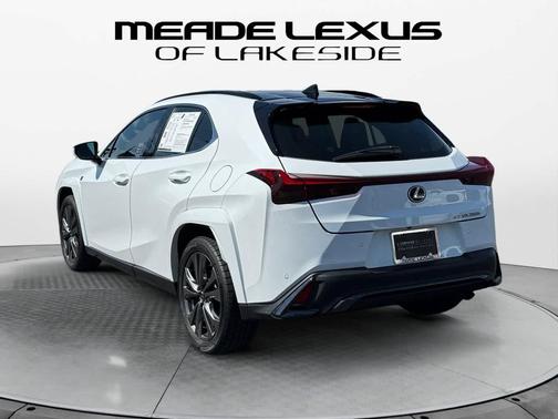 Ultra White w/Obsidian Roof 2023 Lexus UX 250h F Sport